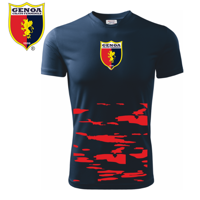 Maglia Genoa Calcio – Academy ufficiale, stile rossoblù