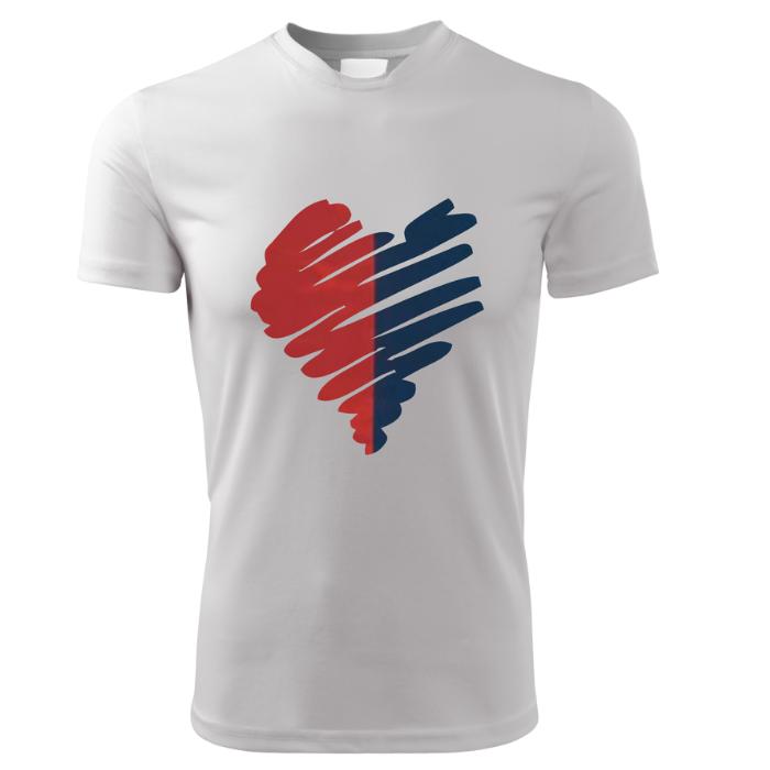 T Shirt Genoa – Academy ufficiale, stile rossoblù
