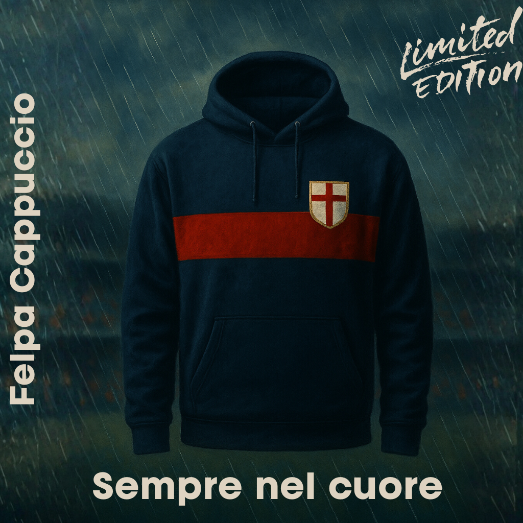 Felpa “Nel Cuore Sempre” – Edizione Limitata Rossoblù