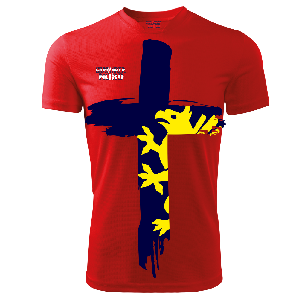 T Shirt Genoa – Academy ufficiale, stile rossoblù