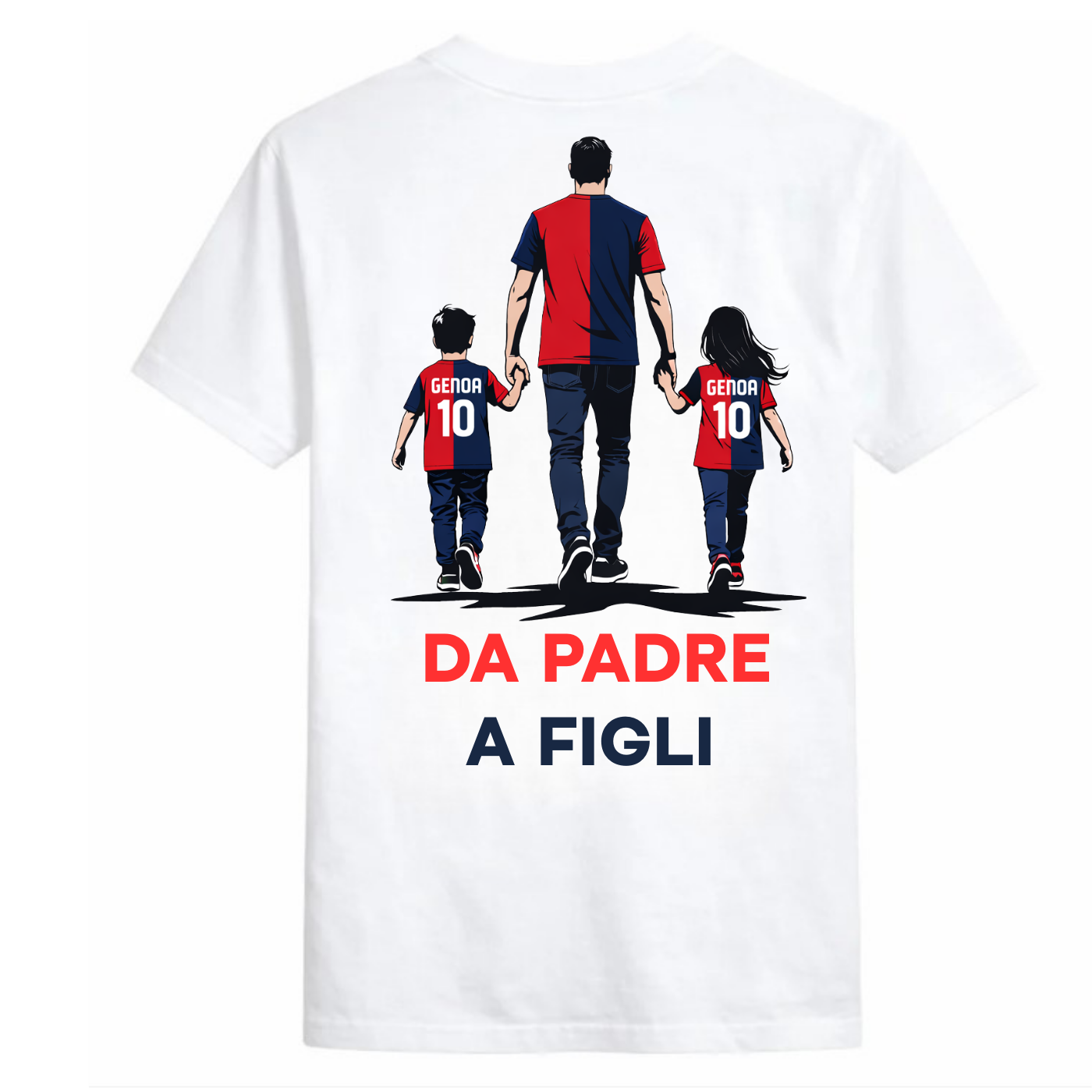 T-shirt Genoa "La Passione si Tramanda" | Rossoblù Famiglia
