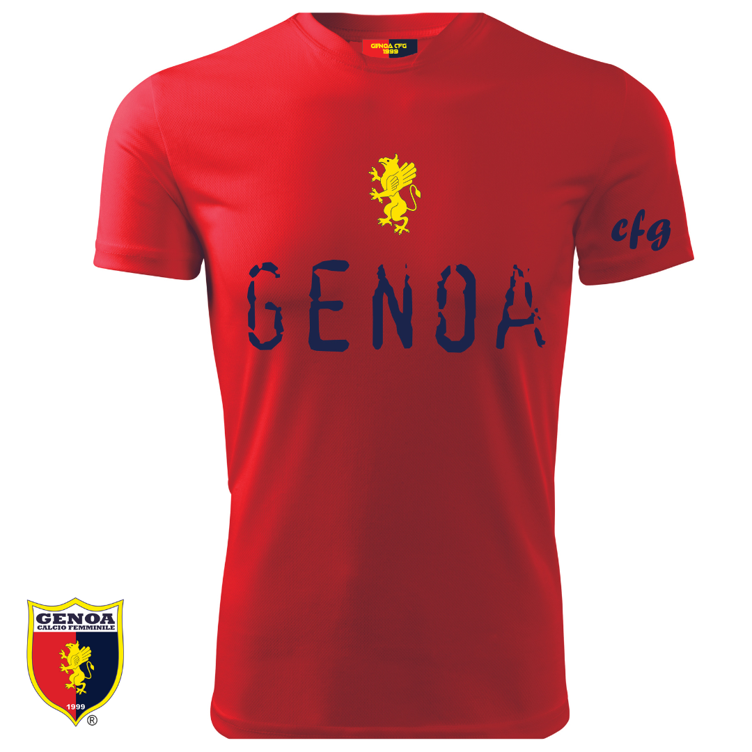 Maglia Genoa Calcio – Academy ufficiale, stile rossoblù