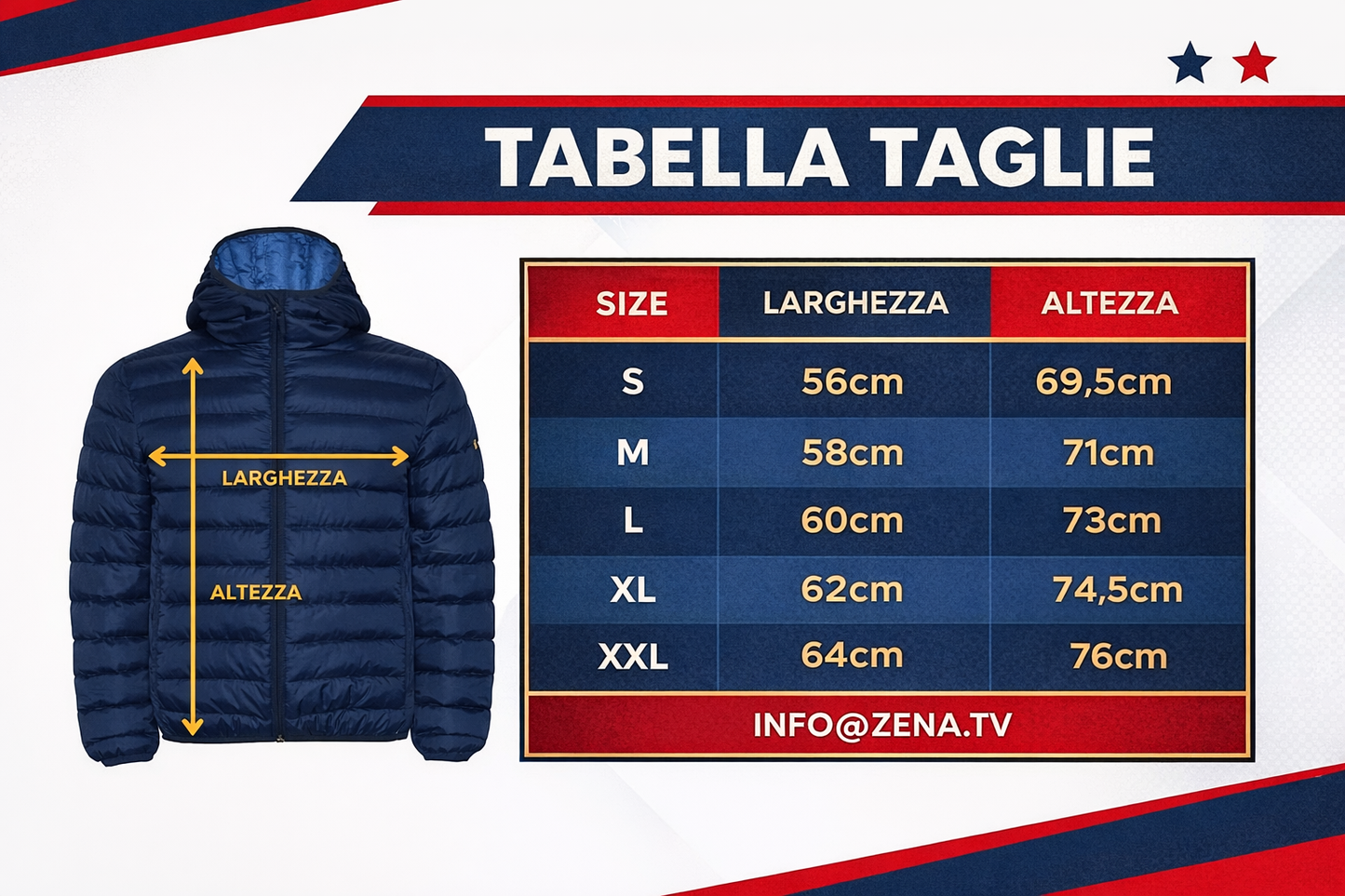 Giubbotto Imbottito Idrorepellente con Cappuccio – Vintage Stripe Edition