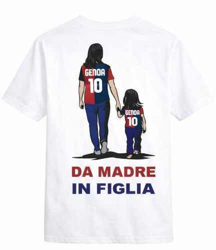 T-shirt Genoa "Da Madre in Figlia" | Passione Rossoblù