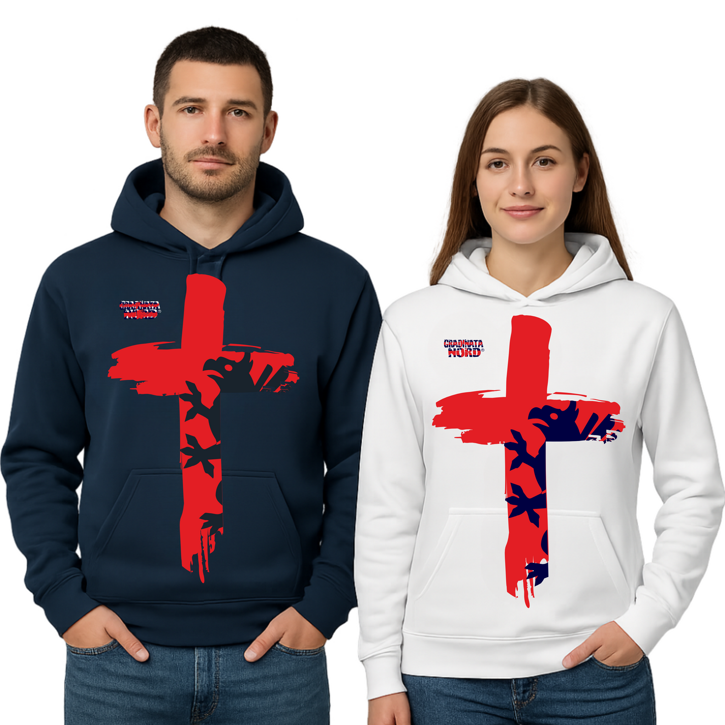 Felpe Genoa – Gradinata Nord ufficiale, stile rossoblù