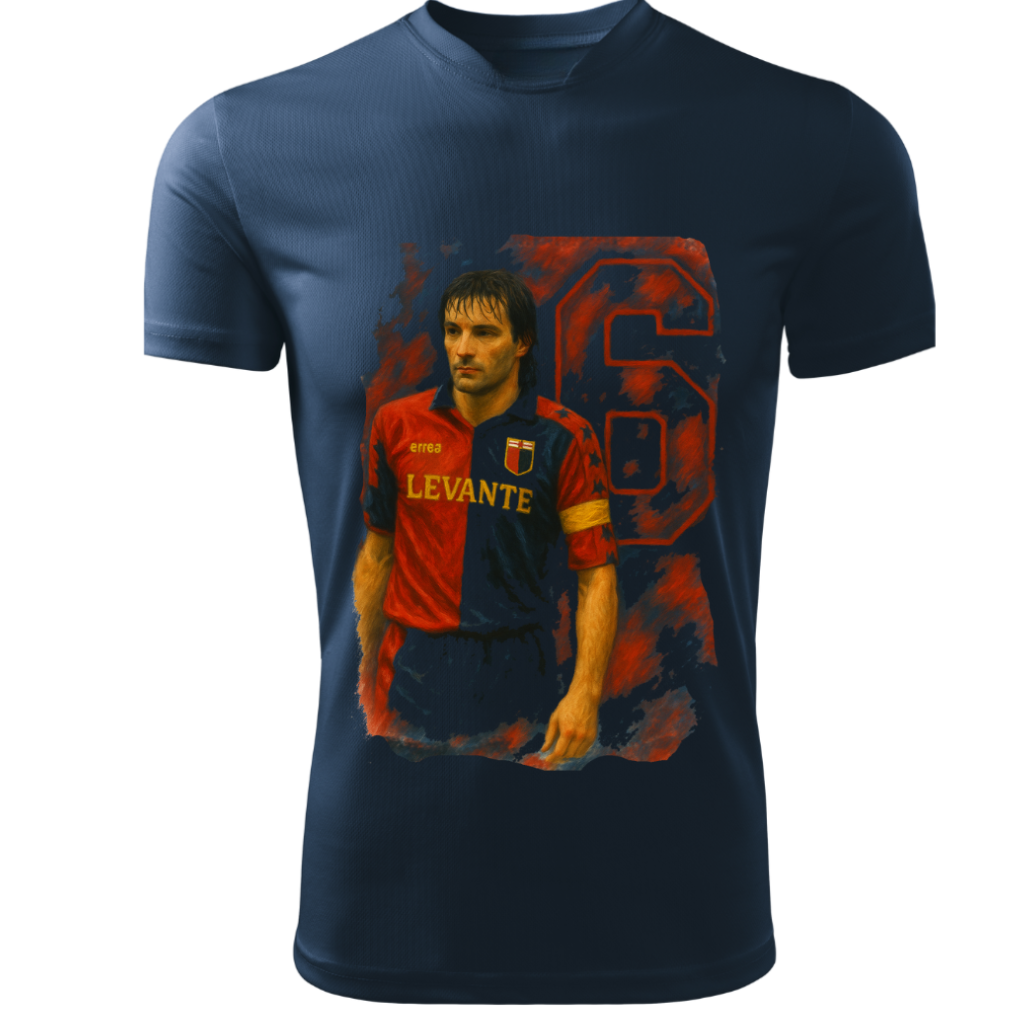 T-shirt Capitano Signorini | Il cuore rossoblù