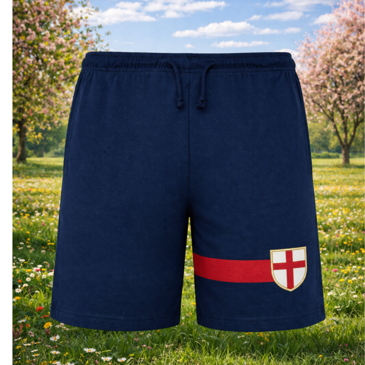 Pantaloncini "Zena Style" – Cotone Navy Limited Edition