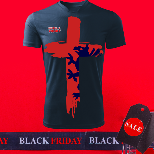 T-shirt Croce Rossoblù – Maglia tifosi Genoa