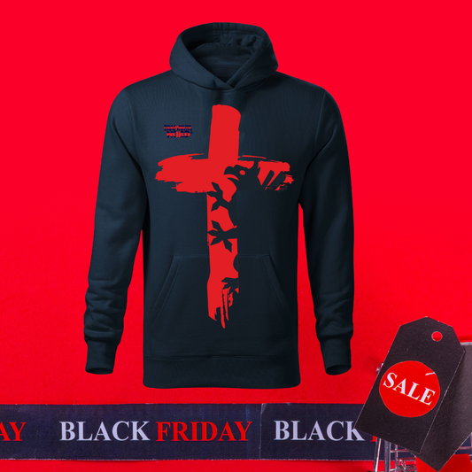 Felpa Gradinata Nord Croce Rossoblù – Hoodie tifosi Genoa