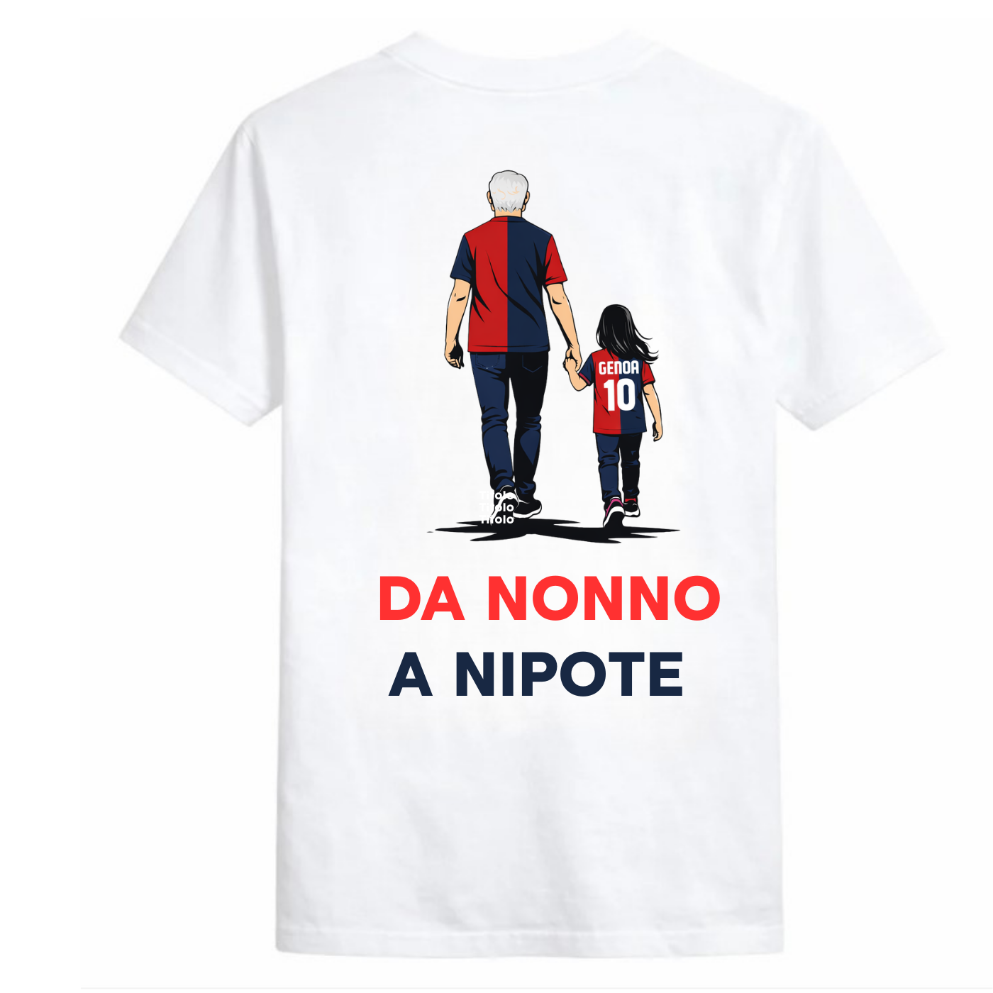 T-shirt Genoa "La Passione si Tramanda" | Rossoblù Famiglia