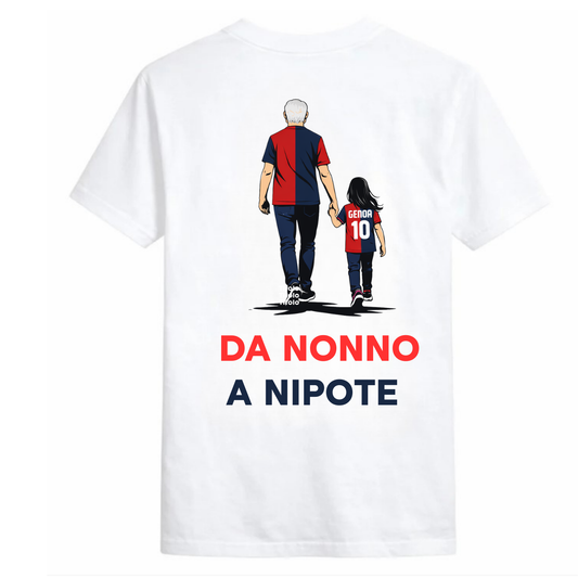 T-shirt Genoa "La Passione si Tramanda" | Rossoblù Famiglia
