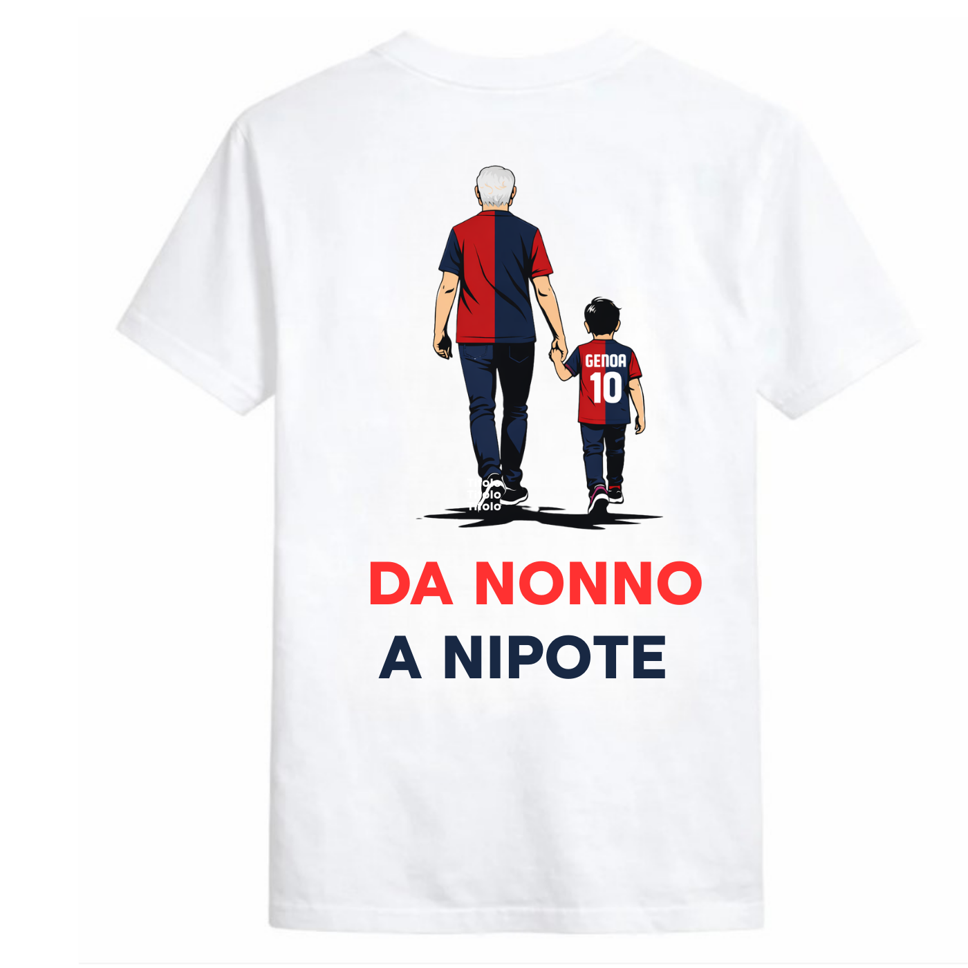 T-shirt Genoa "La Passione si Tramanda" | Rossoblù Famiglia