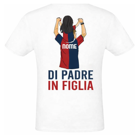 T-shirt Di Padre in Figlia – Emozione Rossoblù