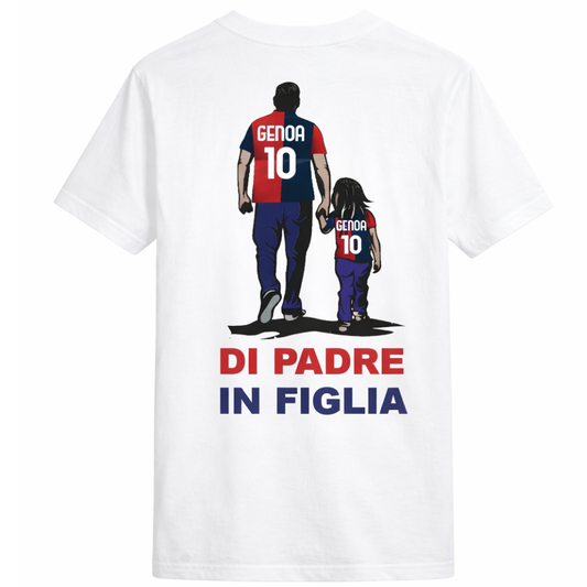 T-shirt Di Padre in Figlia – il Rosso e Blu nel cuore