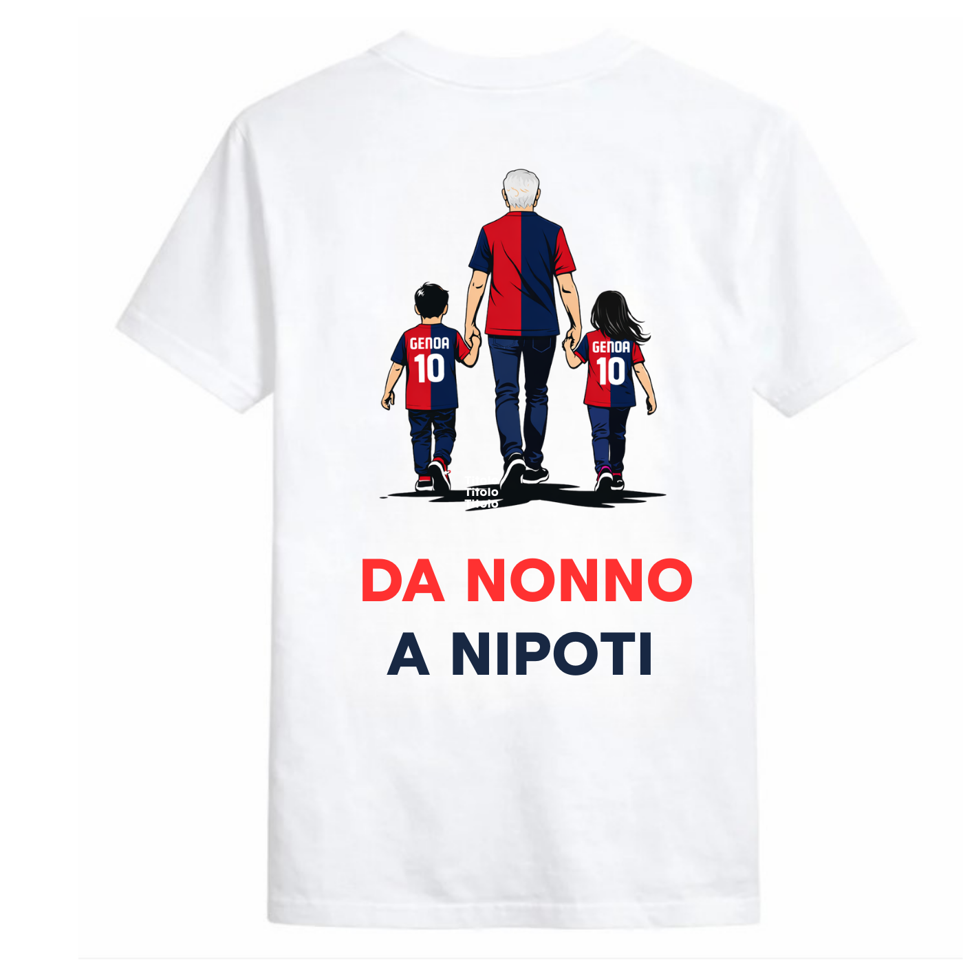 T-shirt Genoa "La Passione si Tramanda" | Rossoblù Famiglia