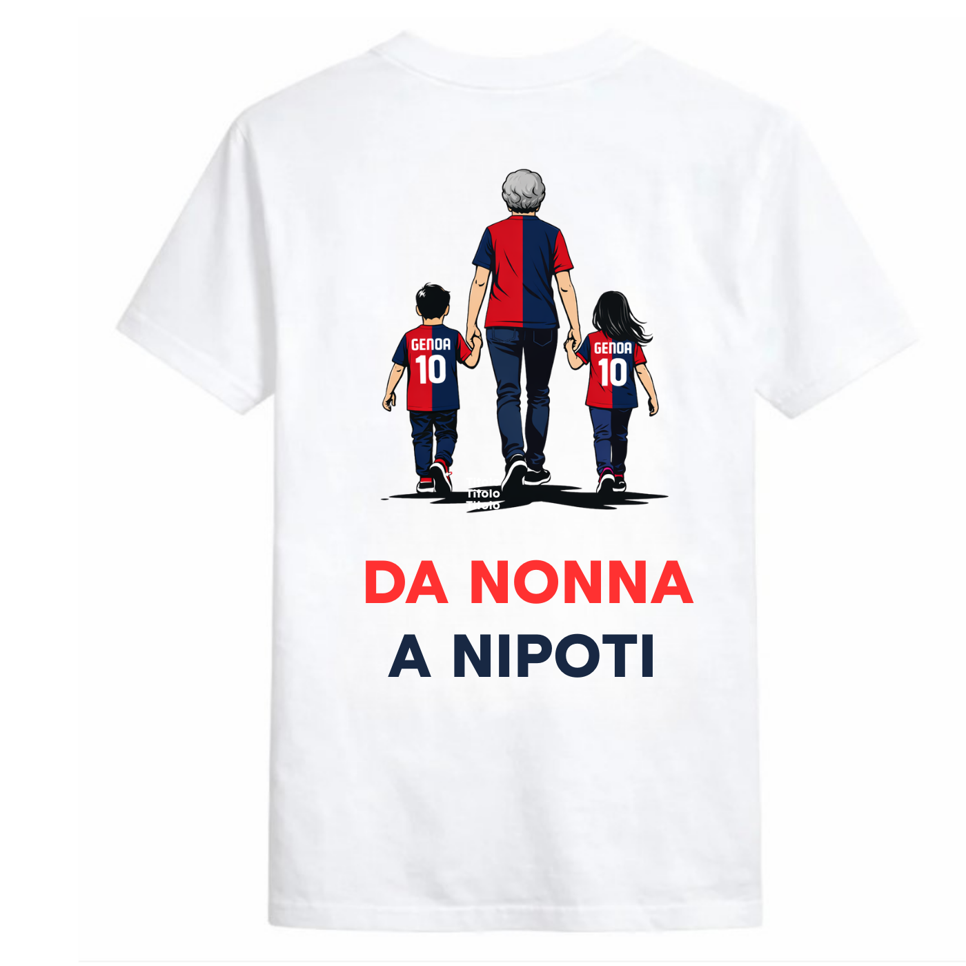 T-shirt Genoa "La Passione si Tramanda" | Rossoblù Famiglia