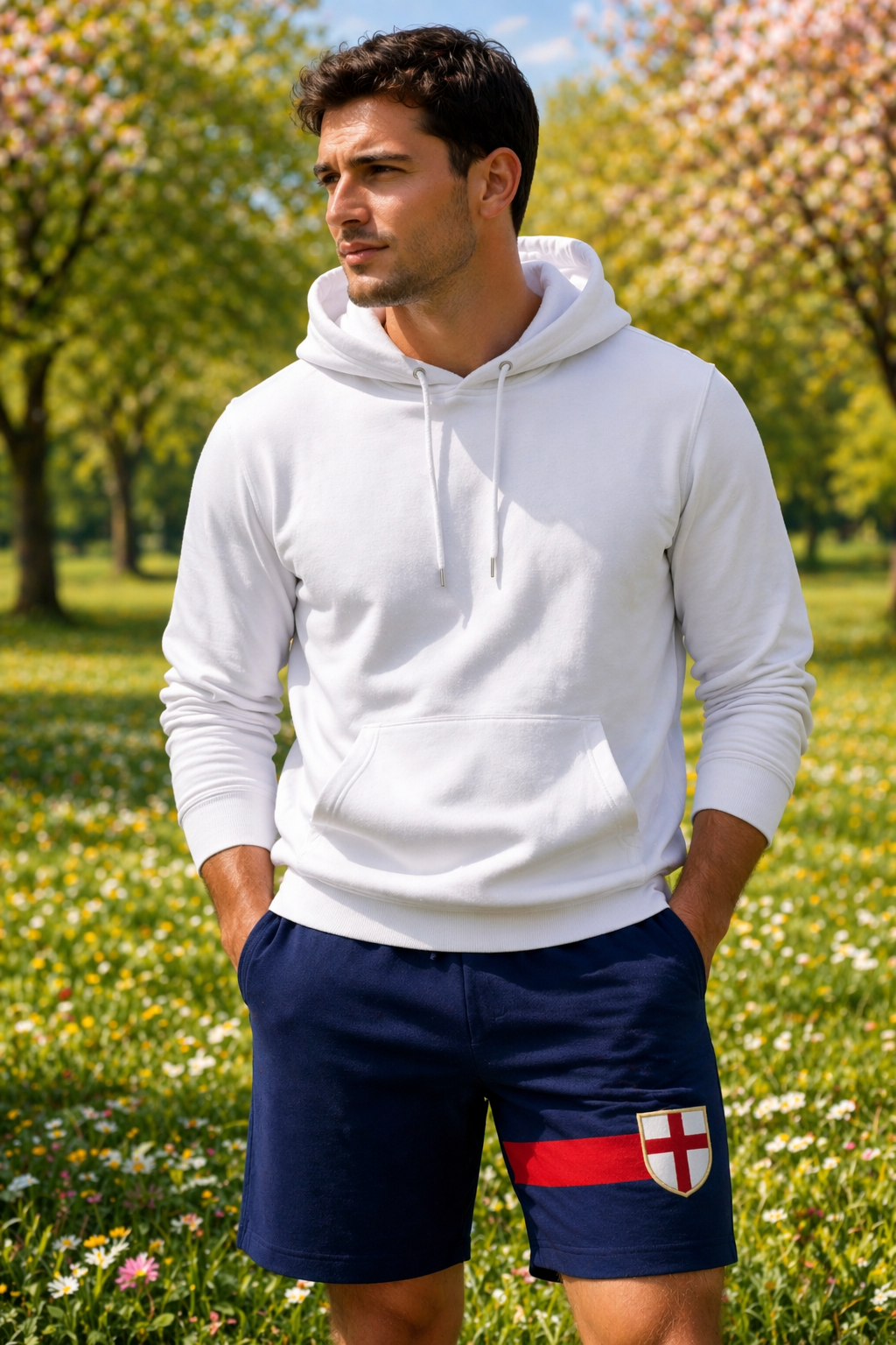 Pantaloncini "Zena Style" – Cotone Navy Limited Edition